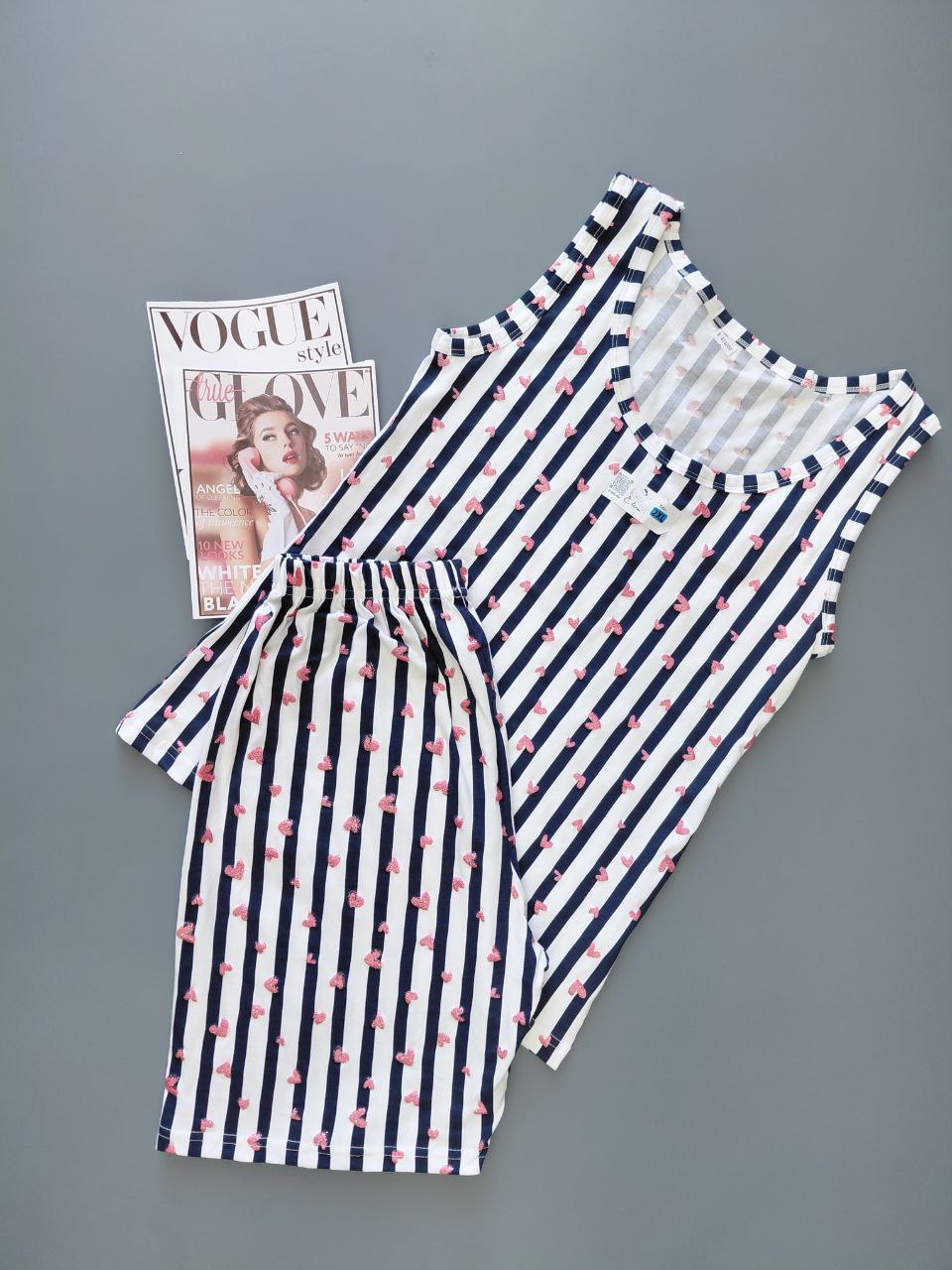 تاپ شلوارک نخی