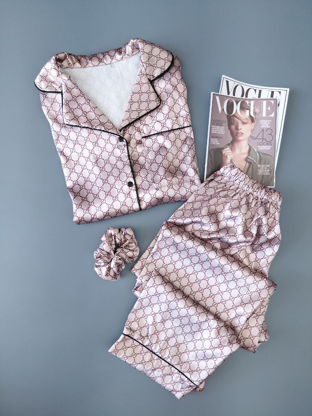 لباس خواب ساتن(بلوز شلوار)