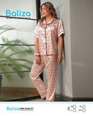 لباس خواب ساتن(بلوز شلوار)