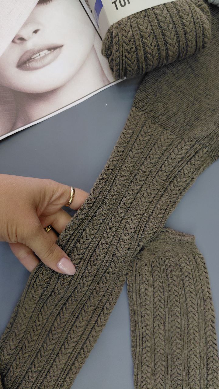 جوراب شلواری گندمی