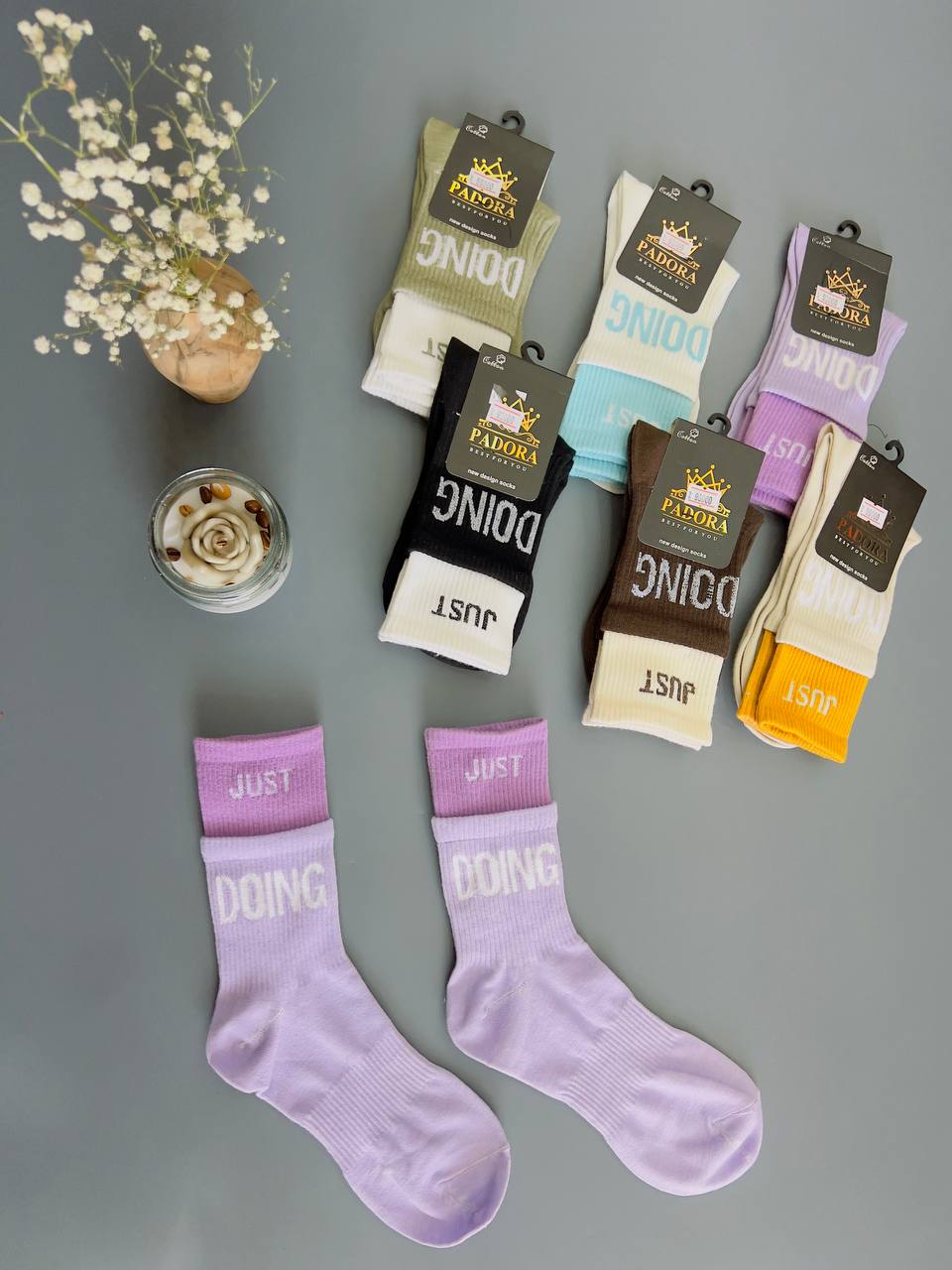 جوراب نیم ساق دوبل